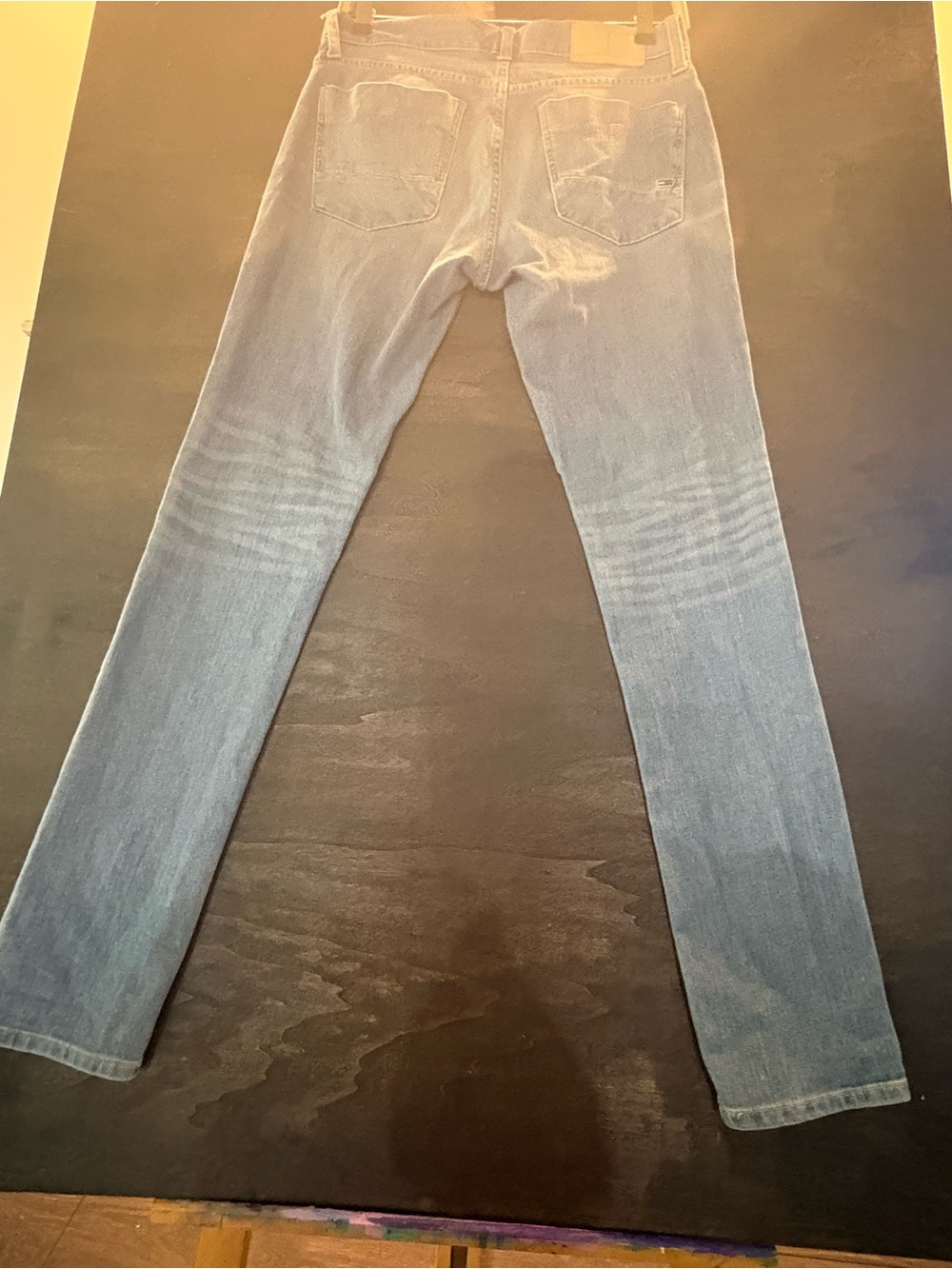 Tommy Hilfiger Men's Skinny Jeans in Light Blue Wash